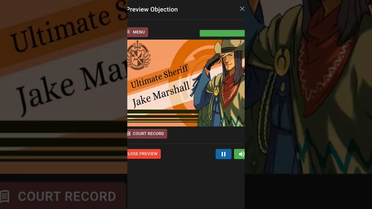 Jake Marshall's Character Introduction (From Ace Danganronpa)