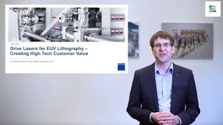 Drive #lasers for #EUV lithography: Creating high-tech customer value #TRUMPF