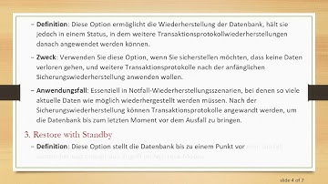 SQL Server Wiederherstellungszustände: Restore with Recovery, Restore with No Recovery und Restore