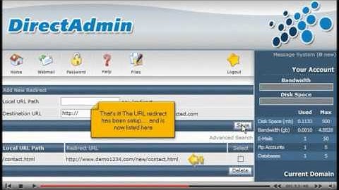 Wned.nl - Hoe maak ik een domeinnaam doorverwijzing domain forwarding aan in DirectAdmin bij Wned nl