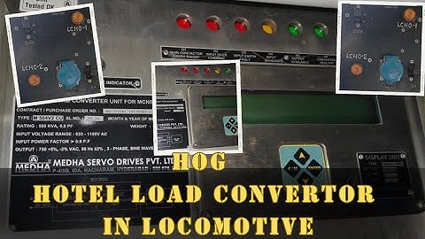 How to Check HOG In 3-Phase Locomotive | Troubleshooting of HOG |