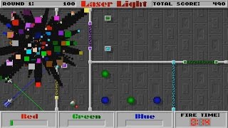 Vodka + Puzzle Game = Failure | Let's Remember: Laser Light! | DOS PC Game |