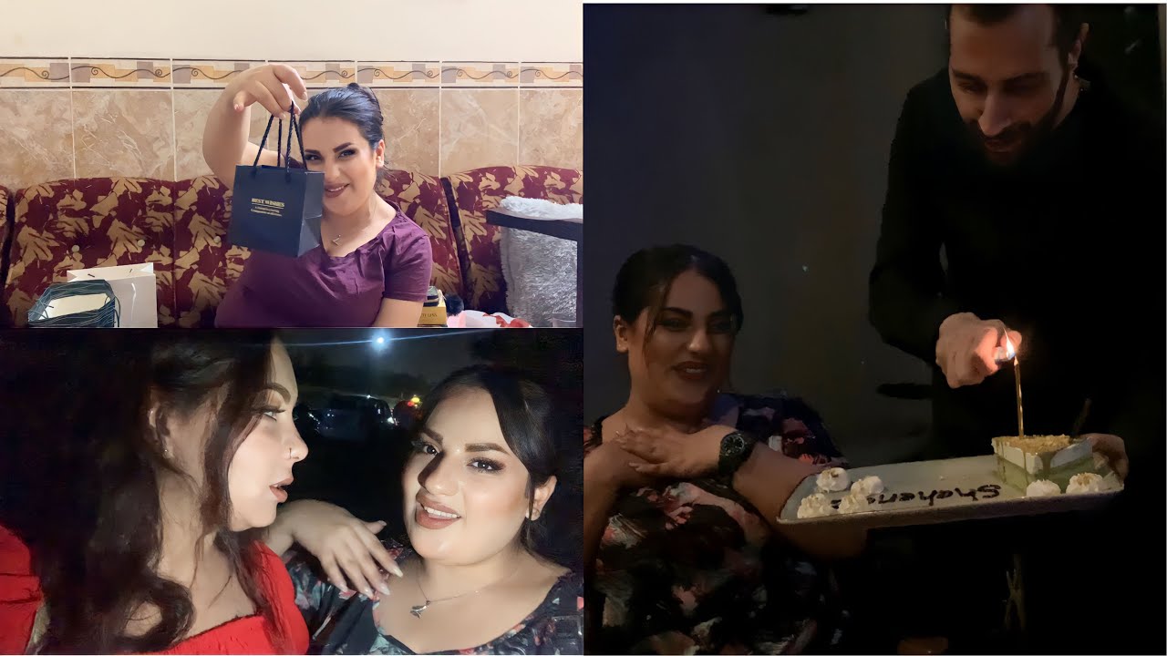 فاجأت مرت اخي بعيد ميلادها لأول مرة🥹 ردة فعلها😍