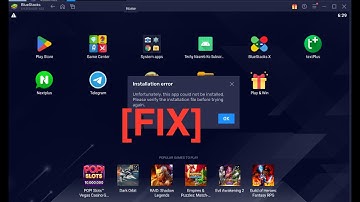 [ FIX ] One Click Bluestacks 5 This app could not be installed Please verify the installation file