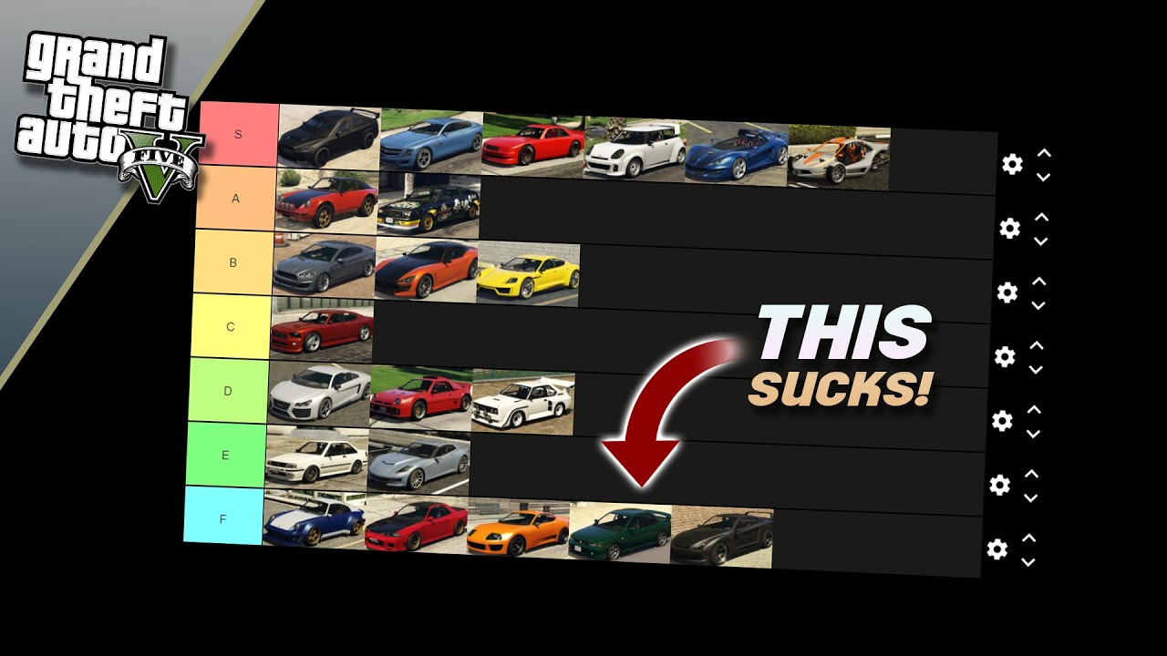 I Rated Every Car In GTA V! YouTube