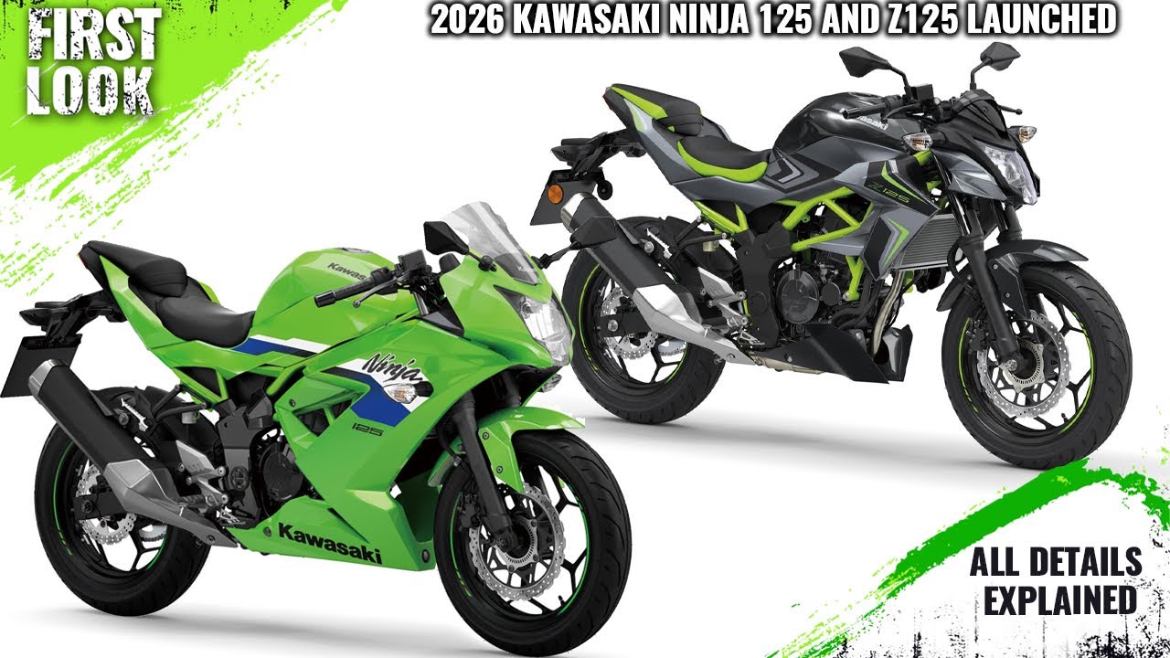2026 Kawasaki Ninja 125 and Z125 Launched - Explained All Spec