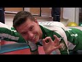 "Žalgiris" ir "Lietuvos ryto" šokėjos išbandė neįprastus treniruočių metodus