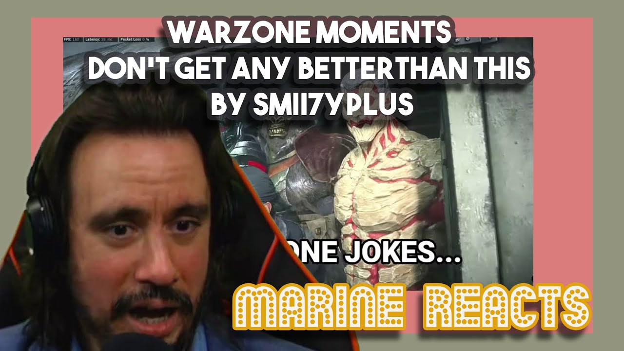 Warzone Moments don't get any better than this By SMii7Yplus | Marine Reacts