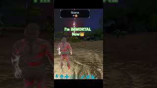 Using God console - I'm immortal God now in Ark Survival Evolved new Mobile #arksurvival #launchark