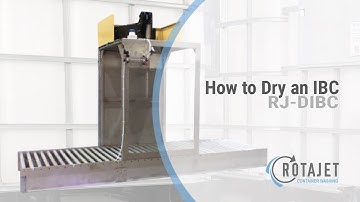 IBC Dryer Video | Reconditioned IBC Containers | How to dry an IBC | Rotajet