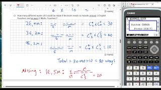 11 Mathematical Methods - Topic 4 Counting and Stats - Practice Test Video Solutions
