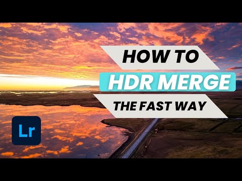 How to Merge HDR Photos in Lightroom | Easy HDR Photo Merge Tutorial