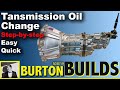 7 Minute Transmission Oil Change - Toyota Hilux (Gearbox Oil) Step-by-Step - Burton Builds