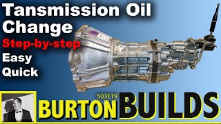 7 Minute Transmission Oil Change  Toyota Hilux (Gearbox Oil) StepbyStep  Burton Builds