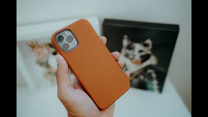 Saddle Brown Apple Leather Case unboxing for iPhone 12 Pro