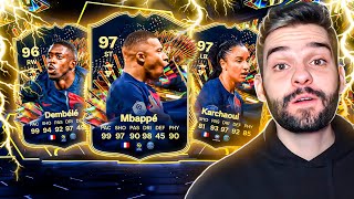 IHHHHH MBAPPÉ 97 TOTS TÁ NO GARANTIA LIGUE 1! ULTIMATE TEAM EAFC 24