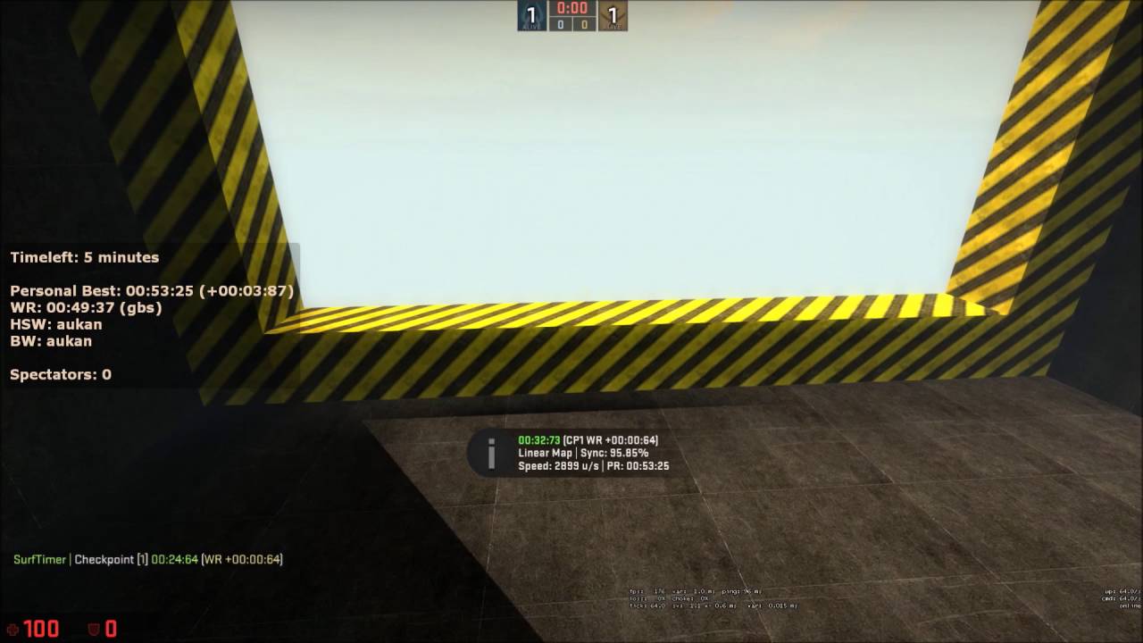 CS:GO KSF Surf_newb_hazard Top 10 - By jackGODT - YouTube