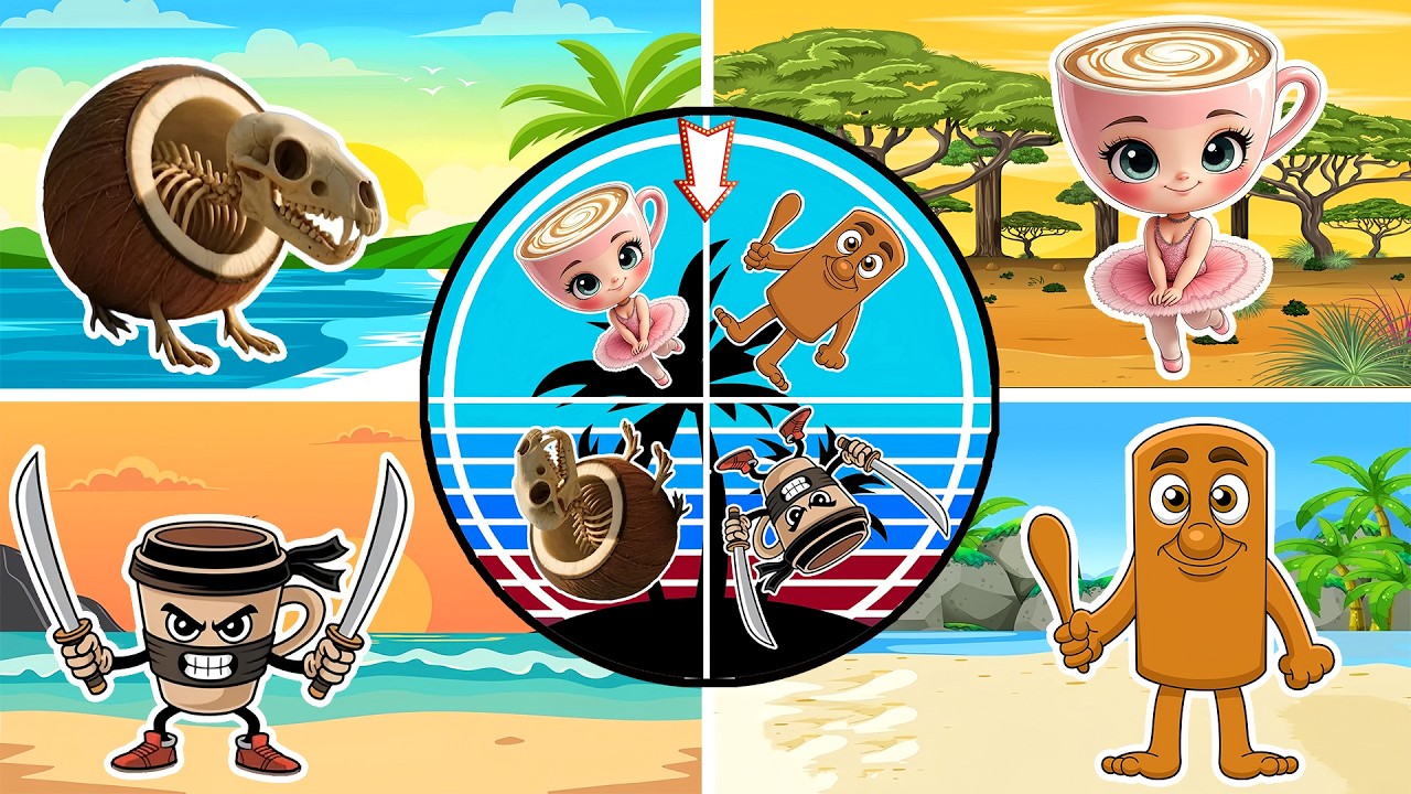 Tung Tung Sahur Showdown 🎯🔥 Who’s Inside the Target? | Viral Edit