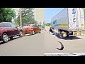 TRUCK TIRE BLOW OUT WHILE OVERTAKING - Crazy Driver Moments