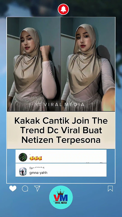 Cantik Berhijab Join Trend Dc Viral Buat Netizen Terpesona #cantik #cantikberhijab #shorts