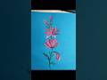Easy and Simple Flower Painting 🧡#art #flowerart #love #flowerpainting #shortsfeed #paintwithlove