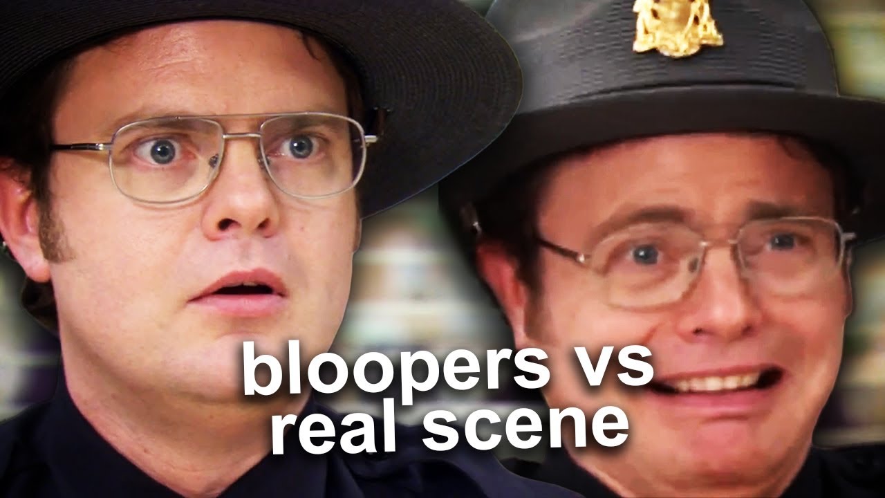 funniest season 2 bloopers vs the actual scenes | The Office US | Comedy Bites