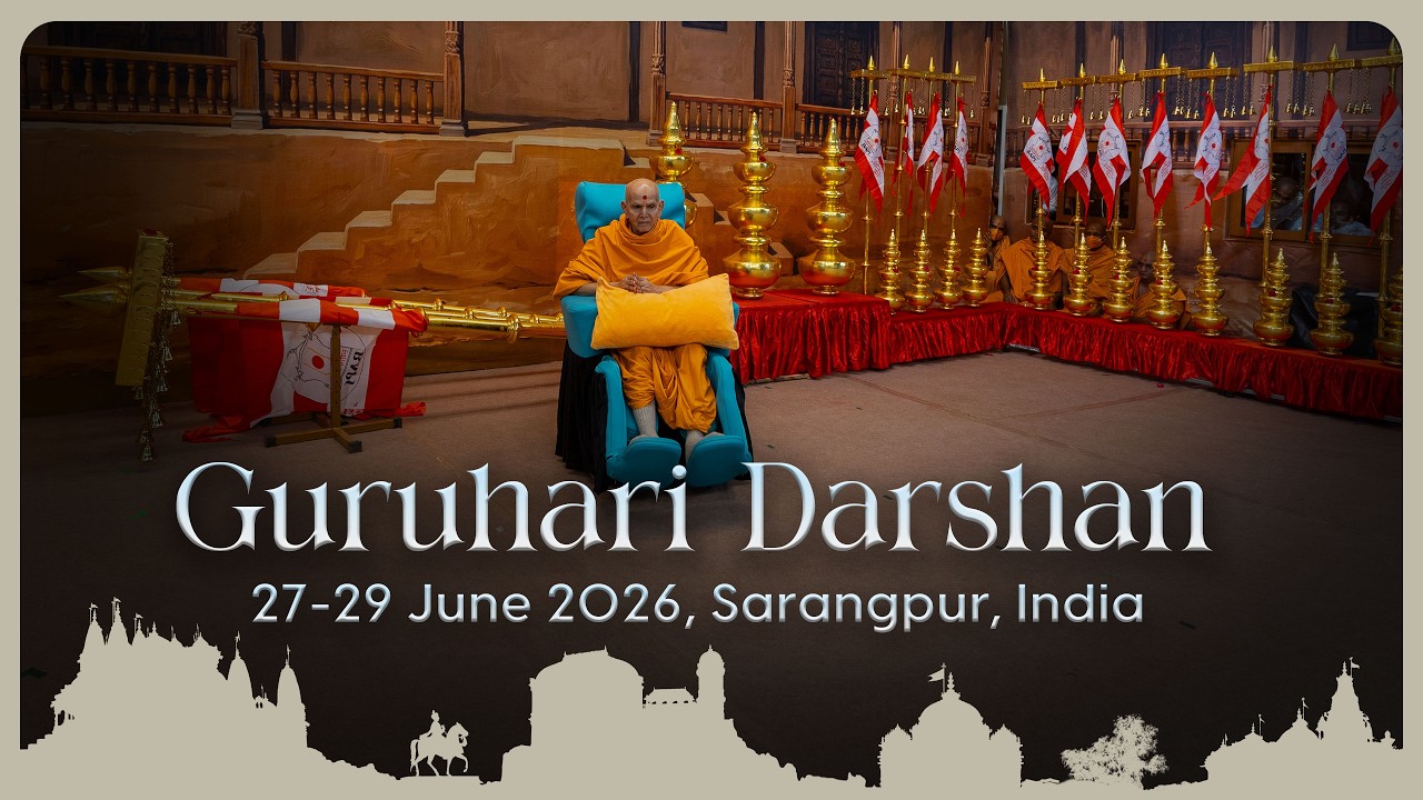 Guruhari Darshan, 27-29 Jun 2026, Sarangpur, India