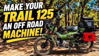 Make Yout Honda Trail 125 an Off Road Machine #honda #ct125
