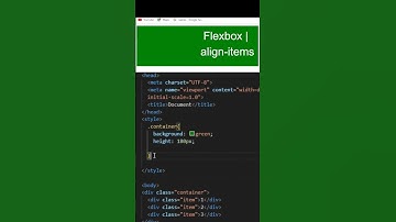 #4 CSS flex align-items | Align item Vertically 🔥#shortsvideo #webdevelopment #htmlcss #short