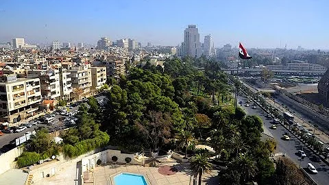 Hermosa ciudad de damasco, Siria