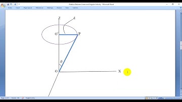 অনার্স  পদার্থবিজ্ঞান : রৈখিক ও কৌণিক বেগের সম্পর্ক (Relation Between Linear and Angular Velocity )