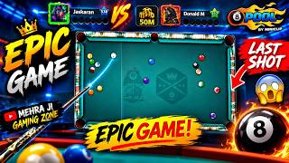 8 Ball Pool EPIC GAME 😱🔥 | 50M Match | Last Shot Gameplay 🎱 | Mehra Ji Gaming Zone 2026