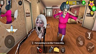 Big Spider Mom Scary Episode Scary Teacher 3D Android Game Plying as Nick All Day screenshot 3