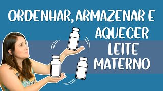 Como Tirar Armazenar E Aquecer Leite Materno Amamentação E Volta Ao Trabalho 