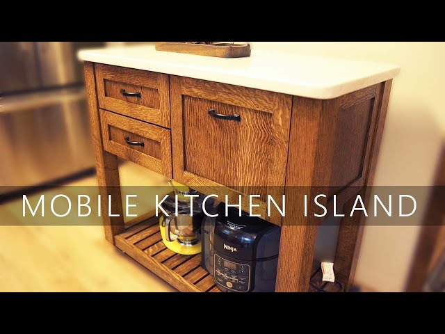 Portable Kitchen Island Plans • WoodArchivist
