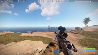 RUST Out for a big bear hunt and setting up a vending machine to sell goods