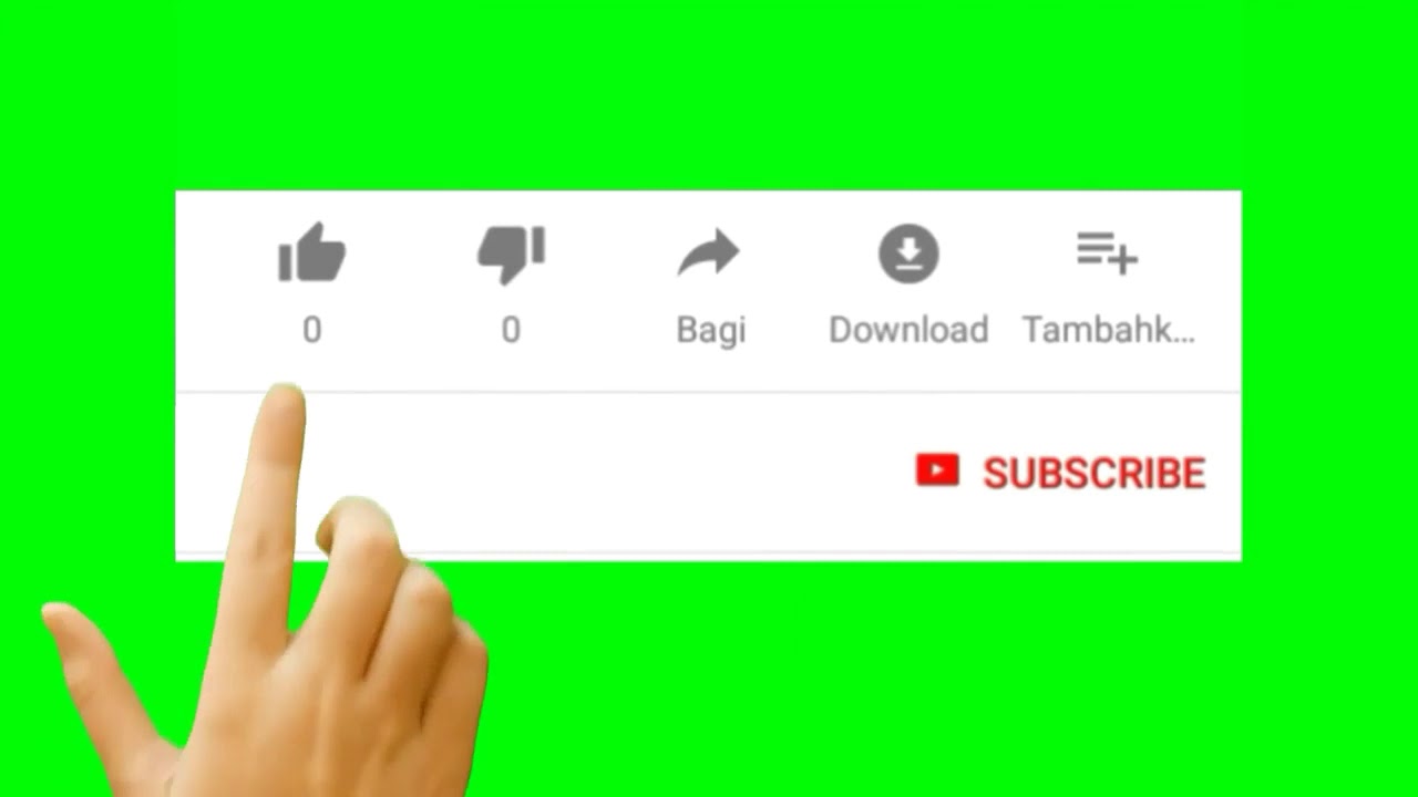  Animasi  video  Subscribe Like Lonceng green  screen  YouTube