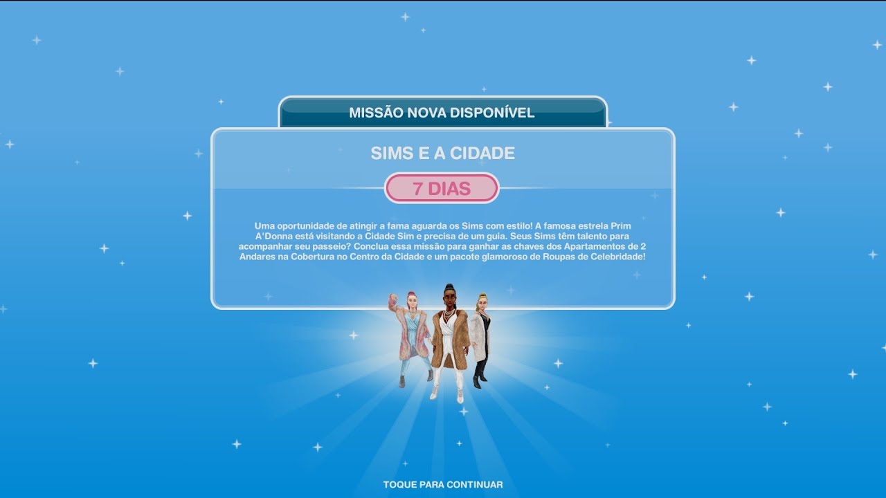 The Sims Freeplay Missão Sims e a cidade