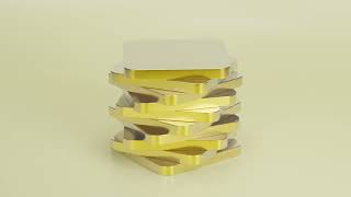 Rotating Gold Plates