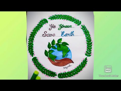 Save Tree Save Water Poster|world water day drawing | #Waterday  #Savetreedrawing,#Environmentday. - YouTube