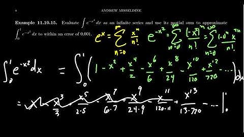 Maclaurin Series and Numerical Integration