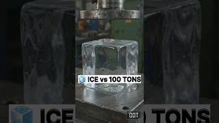 🧊 Can a Giant Ice Cube Survive 100 Tons? 😱
