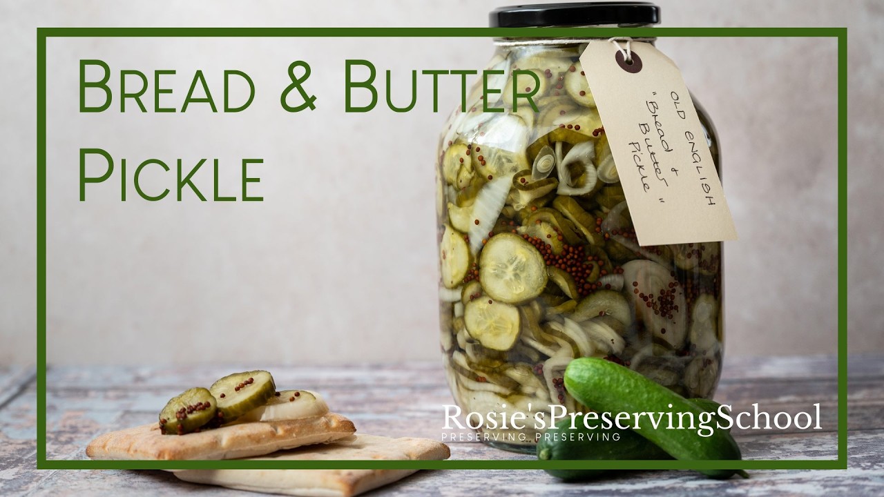 Old English Bread and Butter Pickle