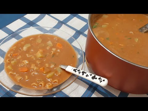 Vídeo: Receitas de sopa com macarrão, com e sem batata, com frango ou cogumelos