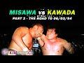 Misawa vs kawada part 2  from the first match to the greatest  102192  060394