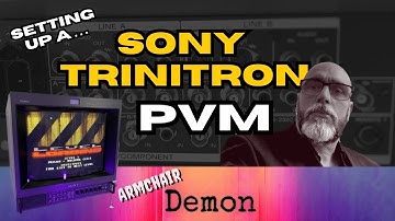 Setting Up A Sony Trinitron PVM For Retro Gaming.