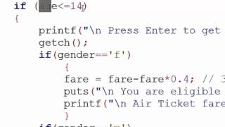 Program to Calculate an Air Ticket after Discount