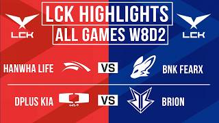 LCK Highlights ALL GAMES Week 8 Day 2 | LCK 2026