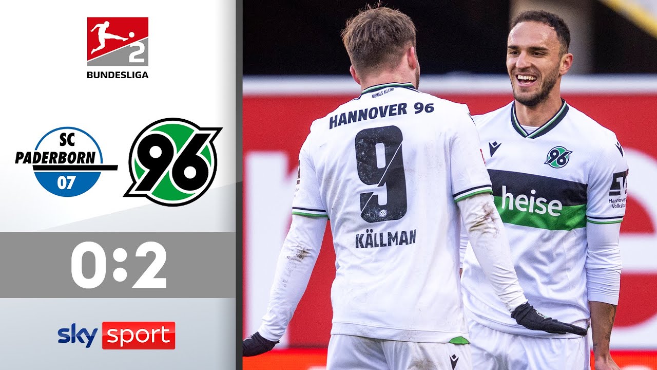 96 siegt beim Spitzenreiter! | SC Paderborn 07 - Hannover 96 ...