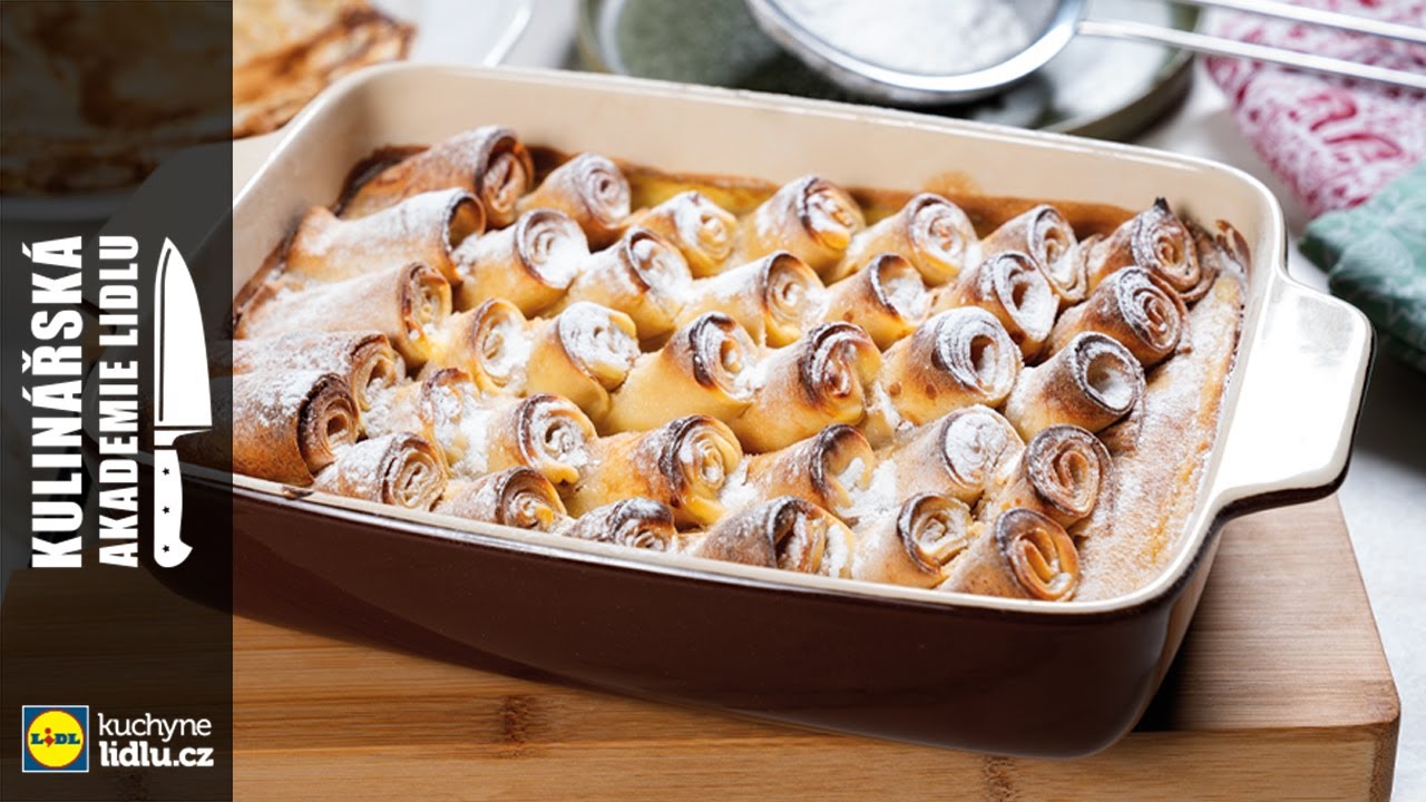 Zapečené palačinky s tvarohem - Roman Paulus - Kulinářská Akademie Lidlu
